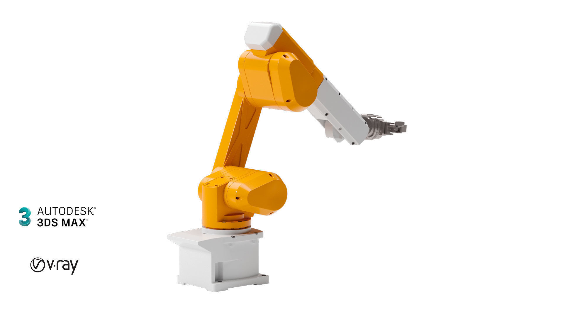 robotic arm 3D model_2