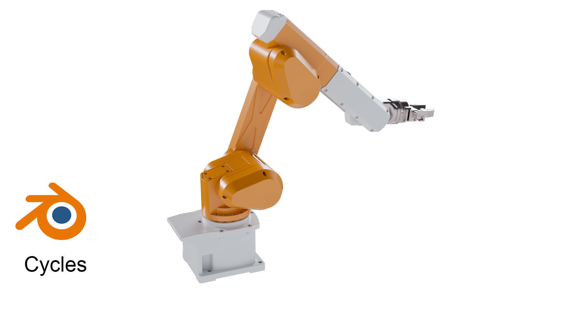 robotic arm 3D model_6