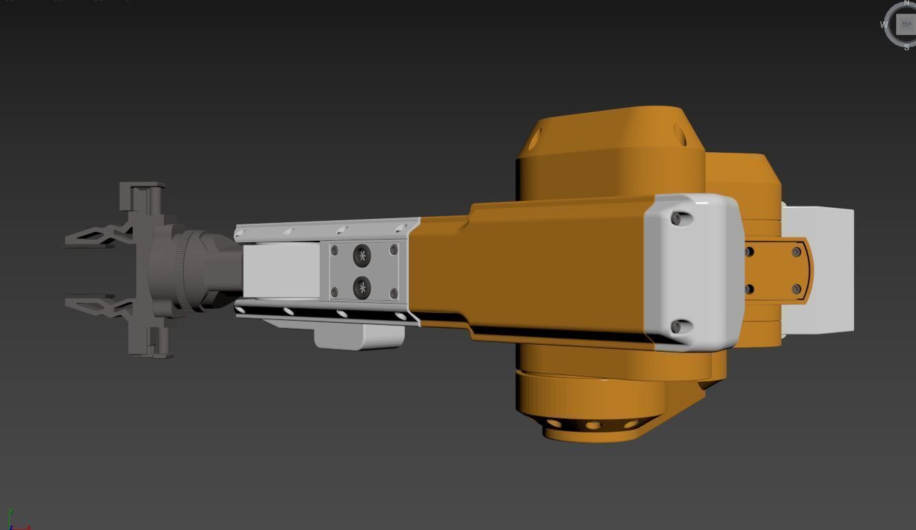 robotic arm 3D model_19