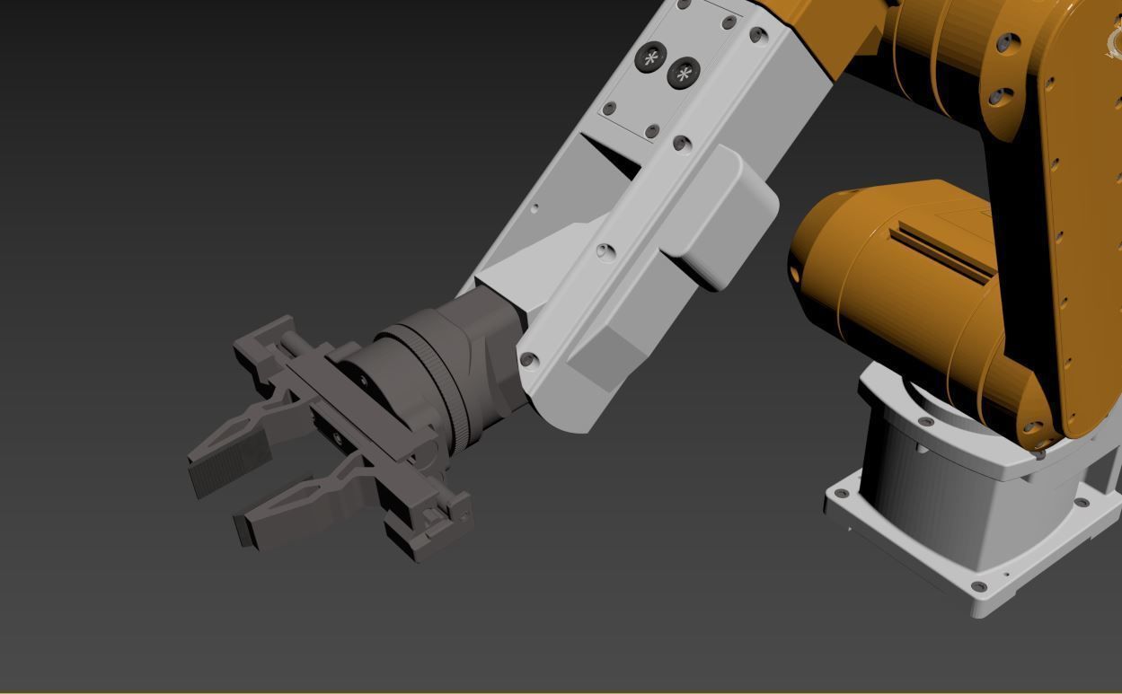robotic arm 3D model_16