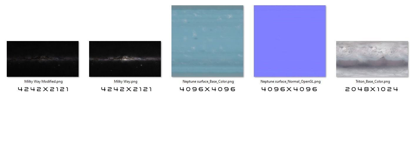 Neptune Render Scene Free 3D model_15