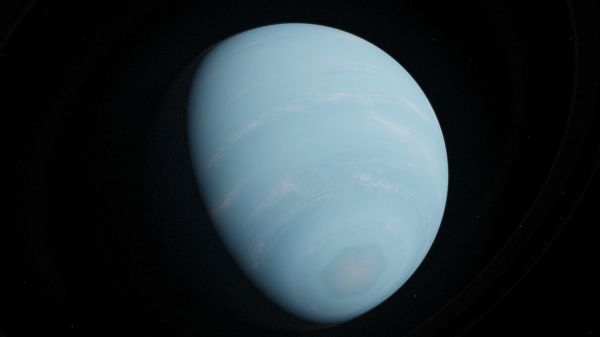 Neptune Render Scene Free 3D model_2