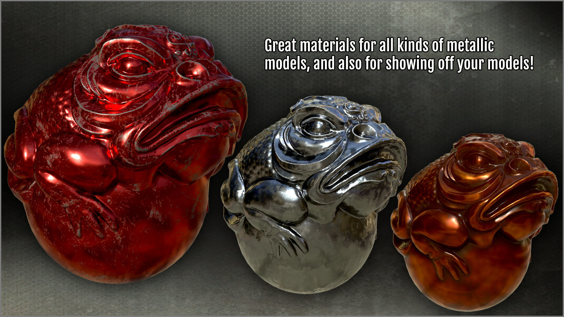 Megapack 100 Metal smart materials for Substance Painter Texture_3