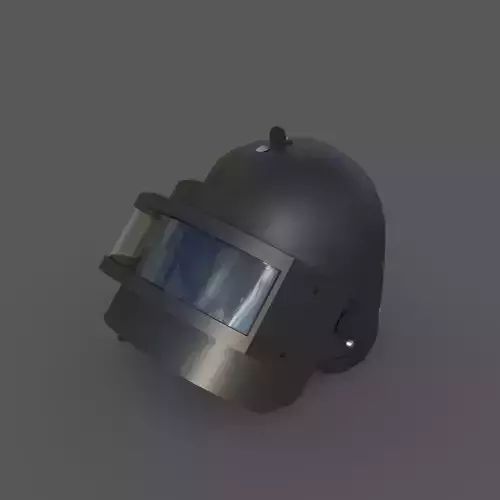 Combat Helmet Low-poly 3D model