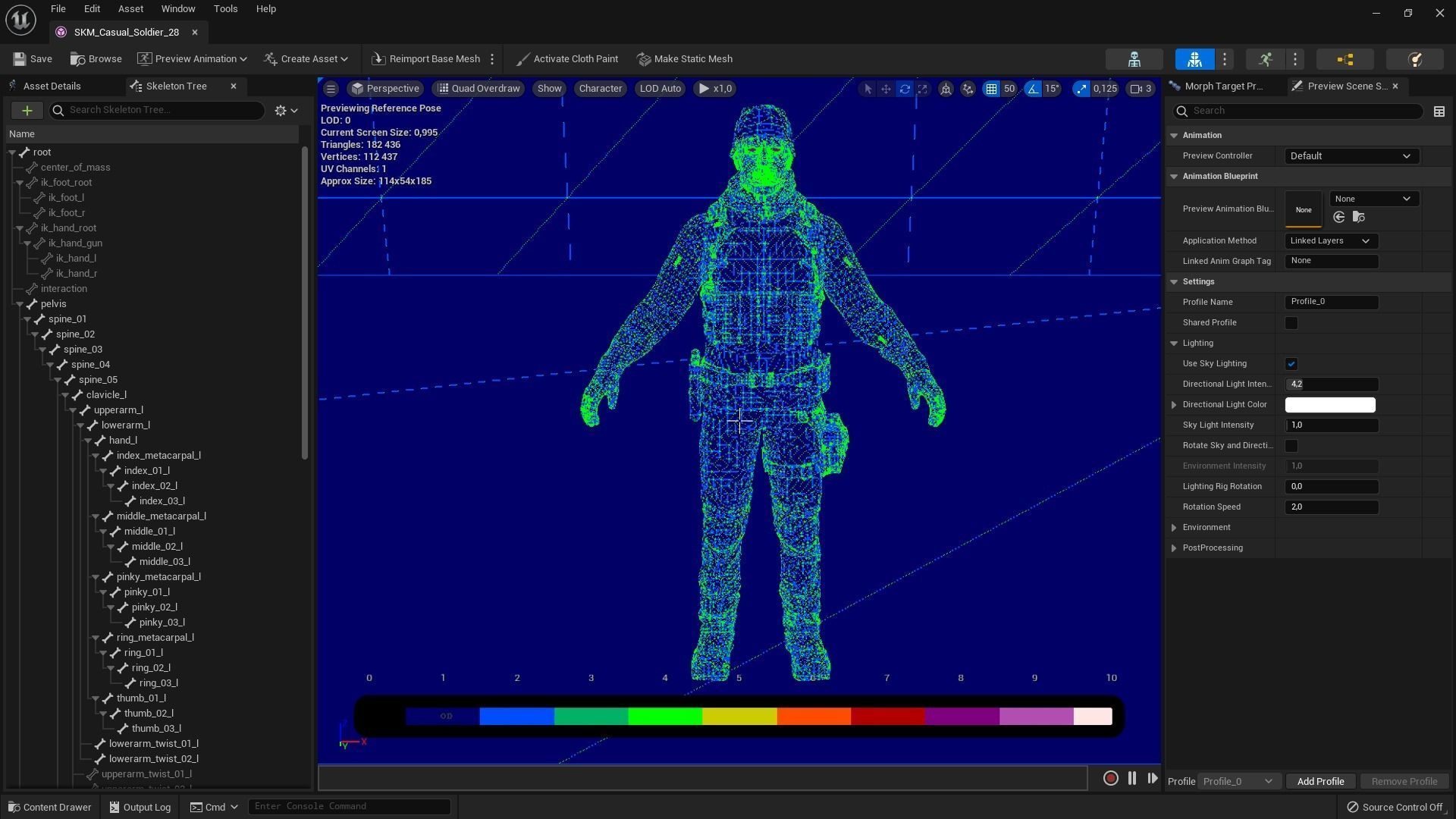 Casual Soldier 28 Low-poly 3D model_4