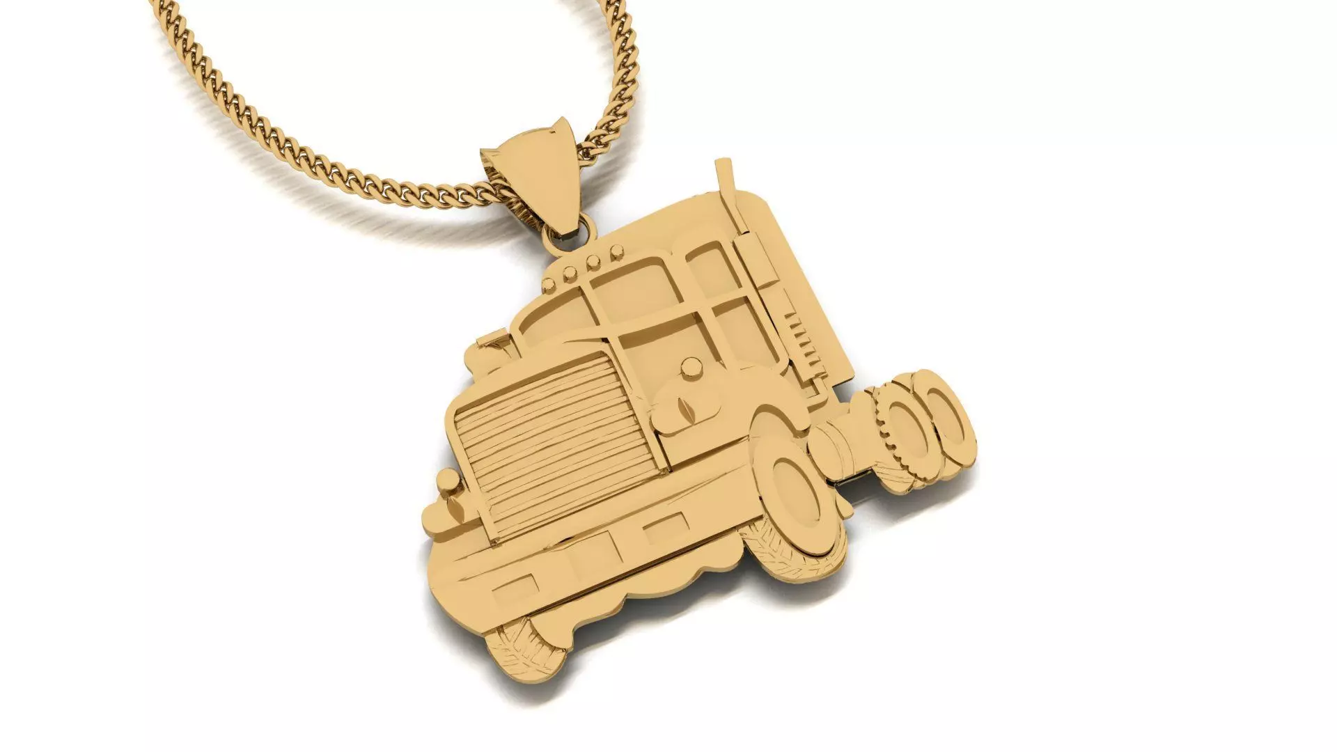 3D Truck Pendent 3D print model