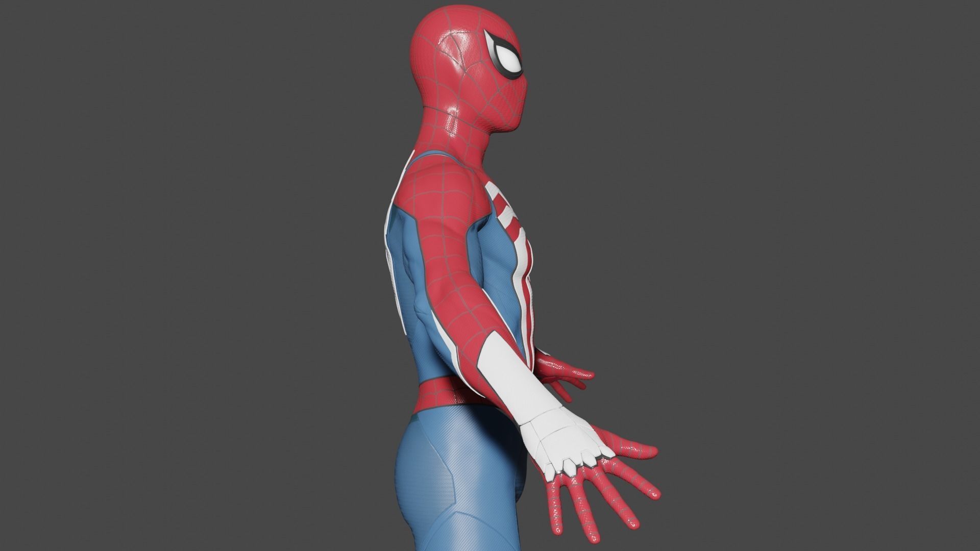 Spiderman Advanced Suit 3D model_3
