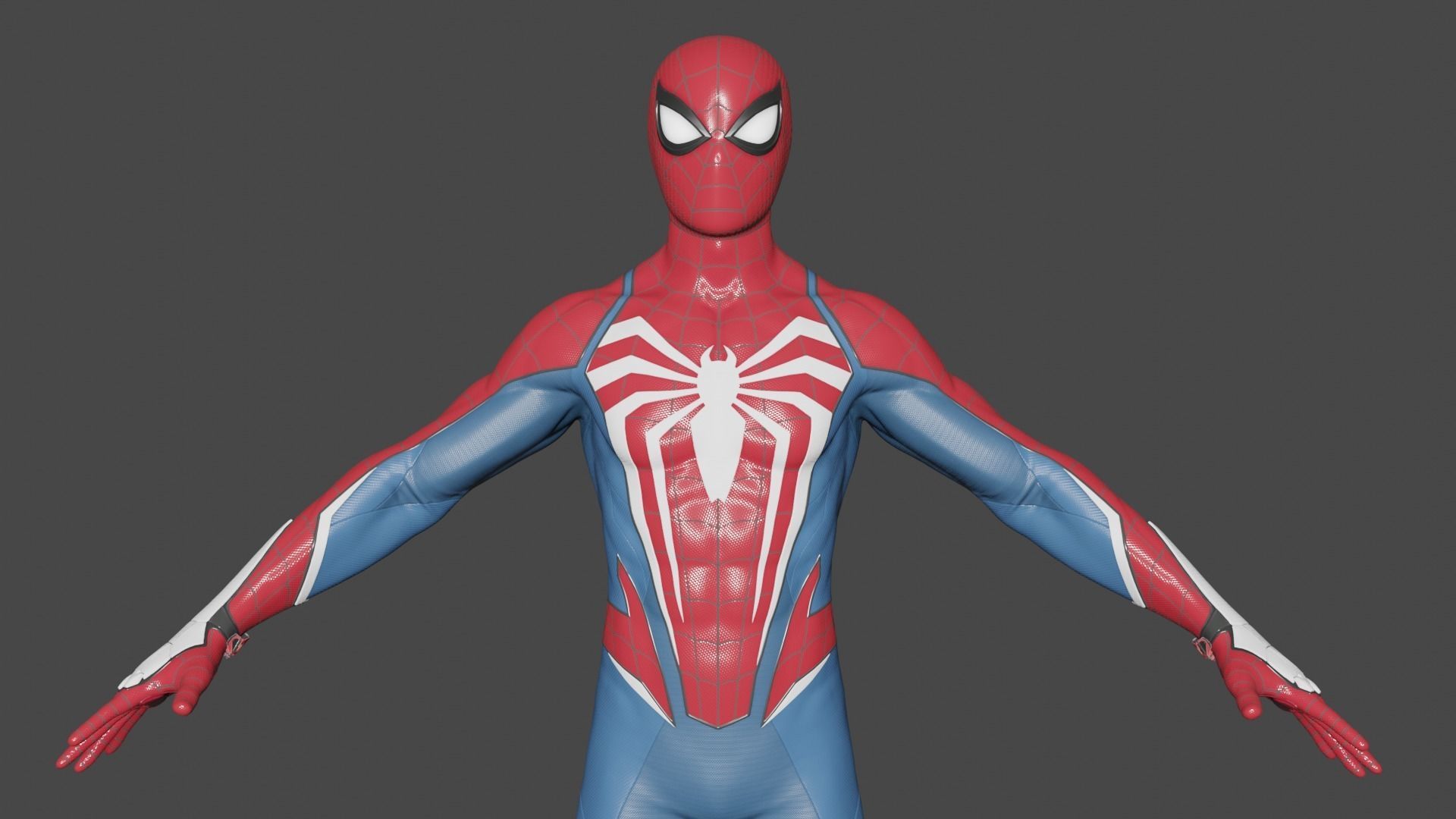 Spiderman Advanced Suit 3D model_1