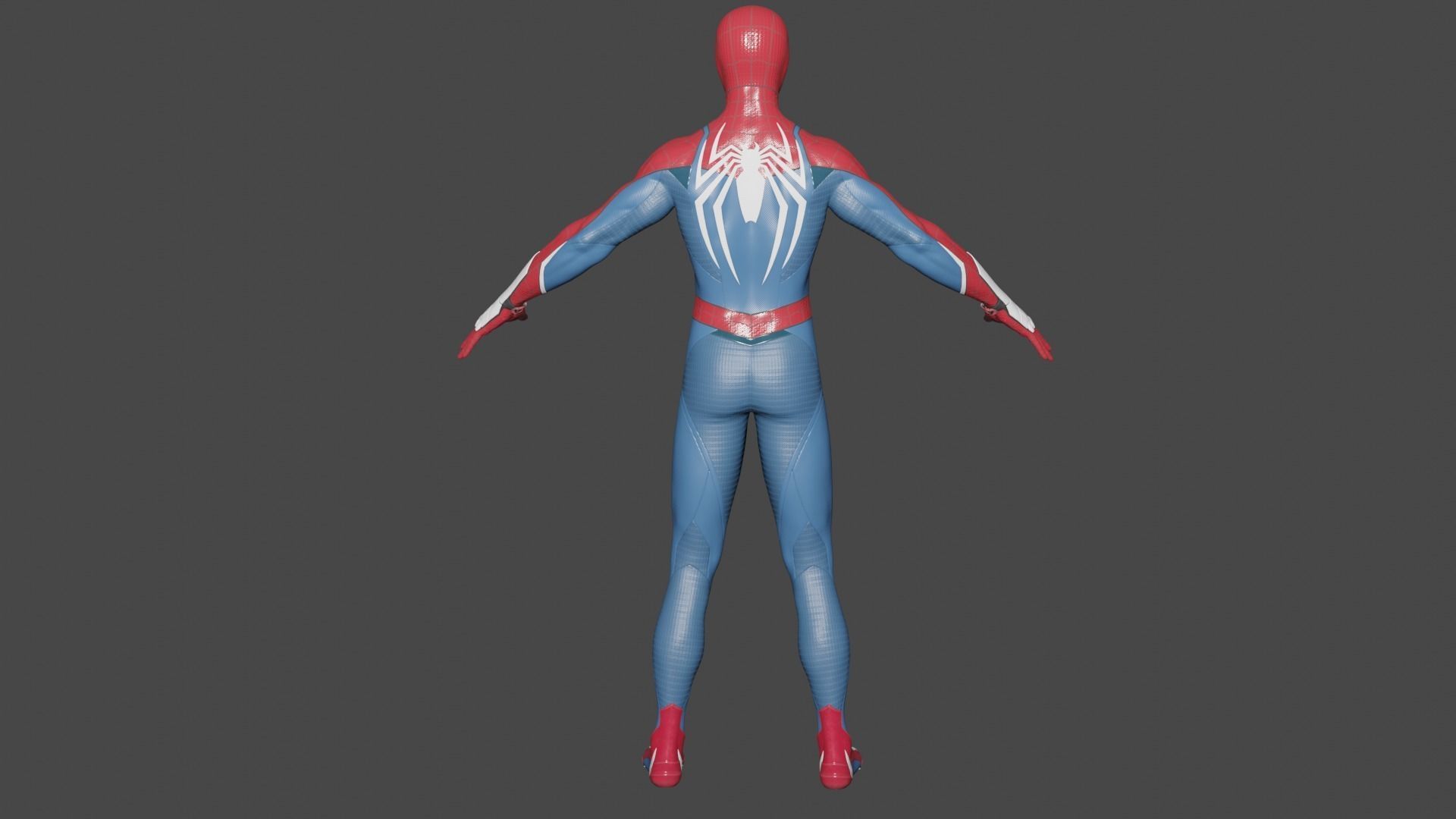 Spiderman Advanced Suit 3D model_4