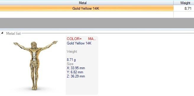 Jesus Christ Crucifix Crucifixion Jewelry pendant 3D print model_2