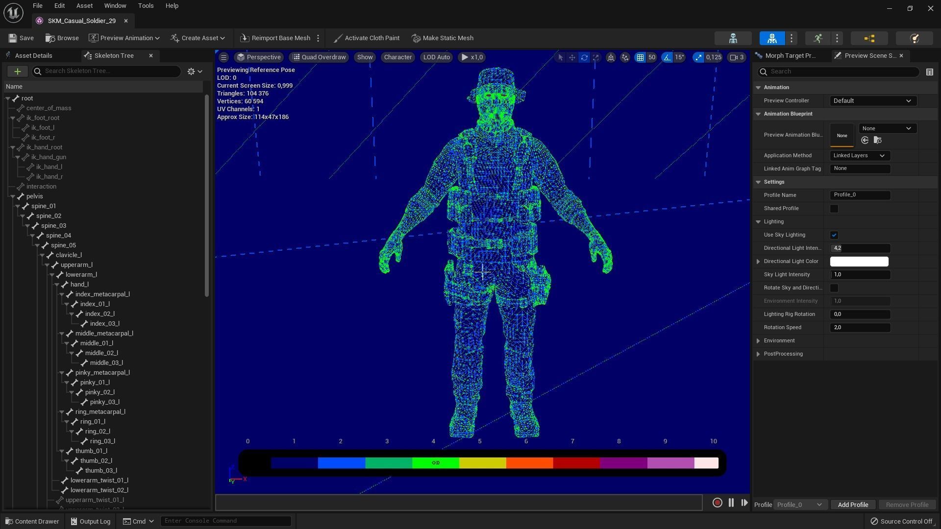 Casual Soldier 29 Low-poly 3D model_4