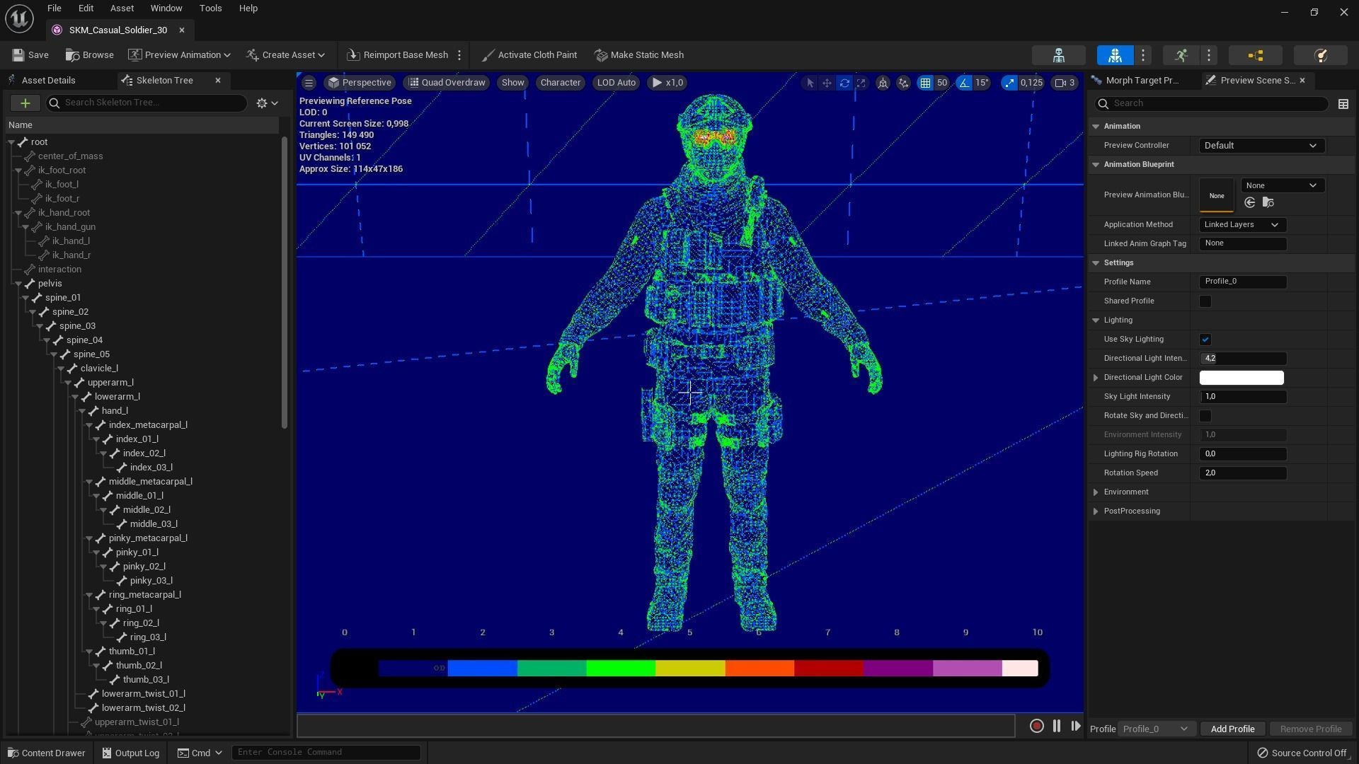 Casual Soldier 30 Low-poly 3D model_4