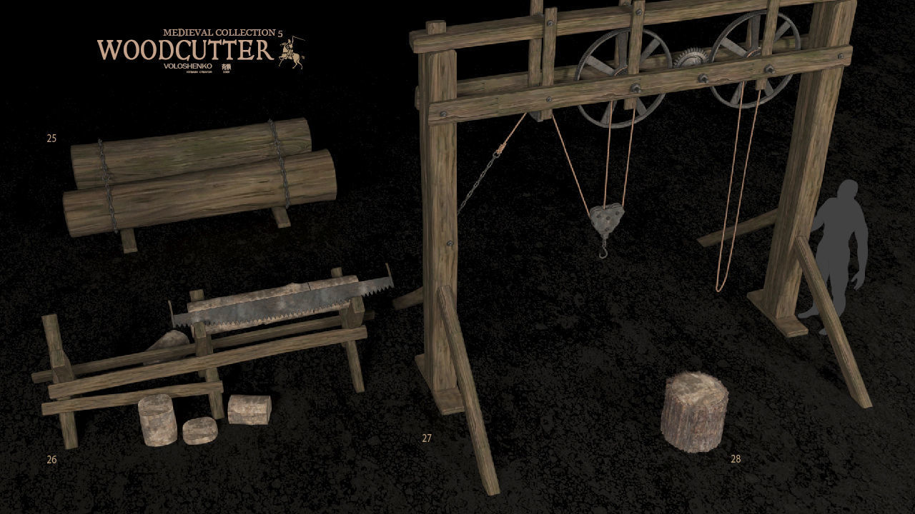 Medieval Collection 5 3D model_9