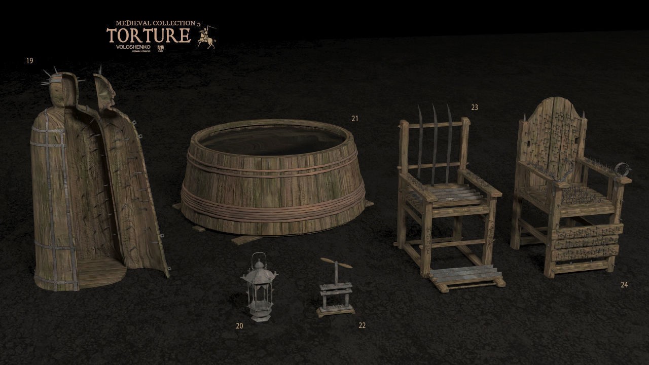 Medieval Collection 5 3D model_8