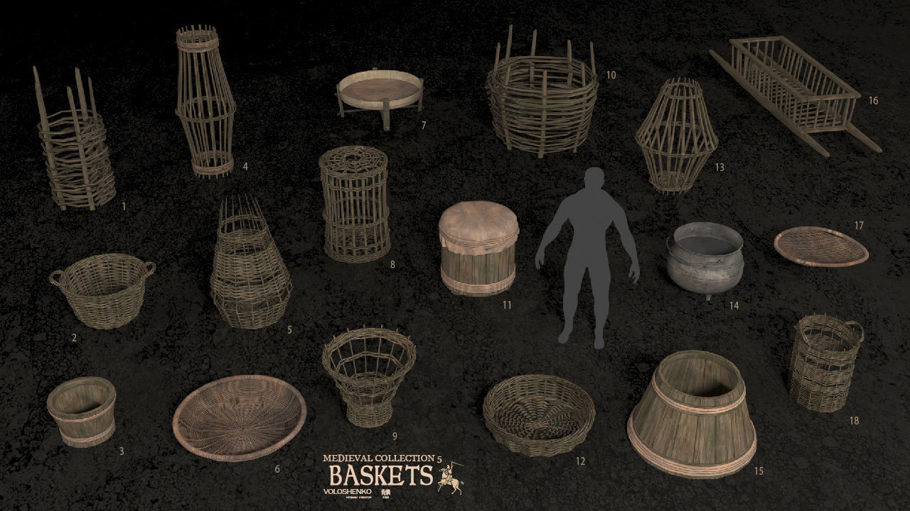 Medieval Collection 5 3D model_1