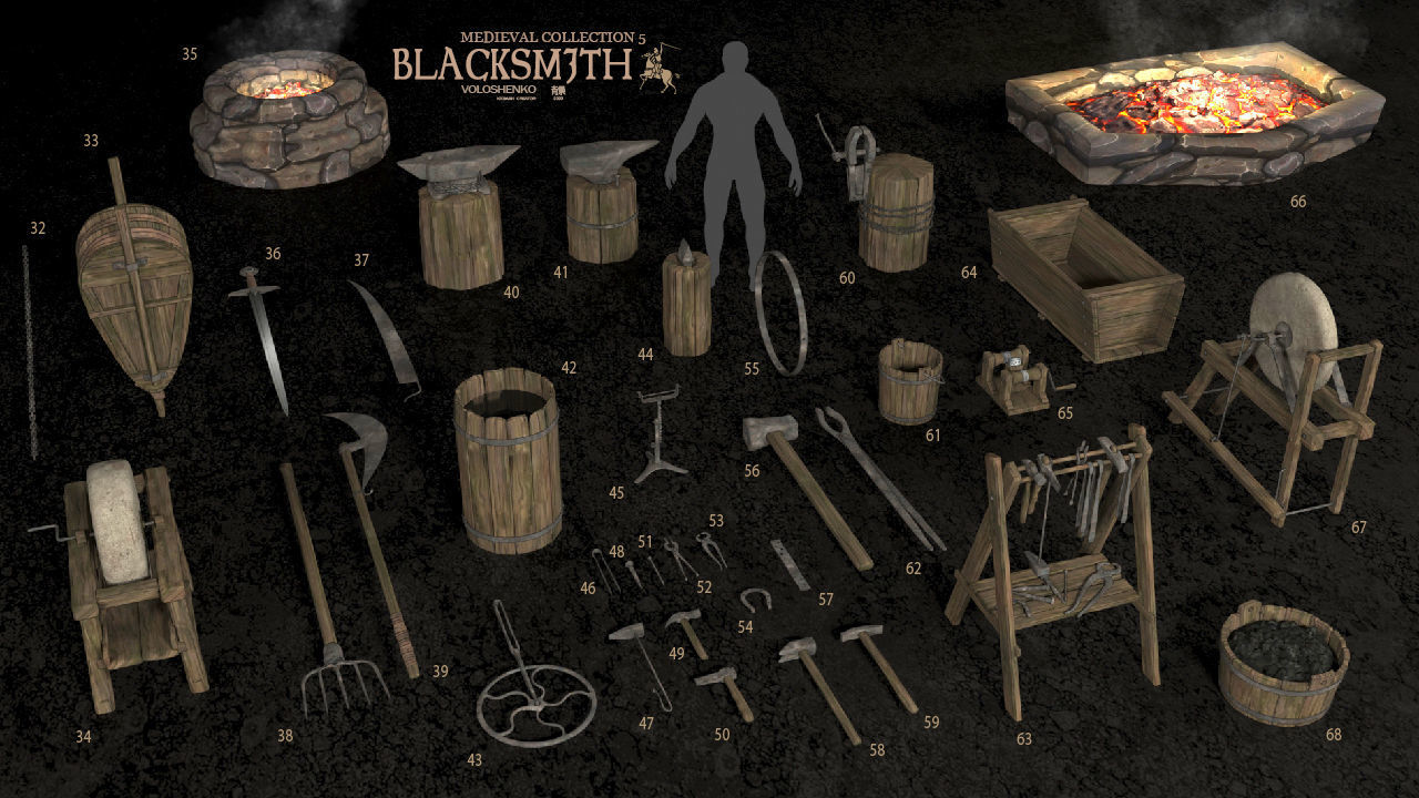 Medieval Collection 5 3D model_3