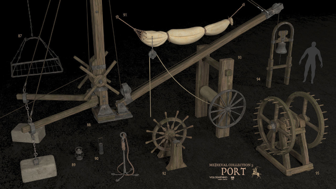 Medieval Collection 5 3D model_5