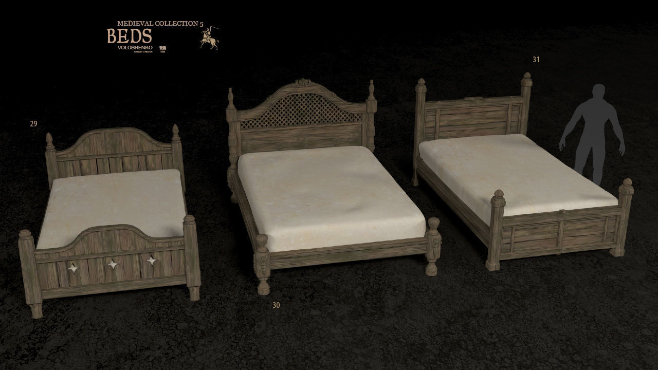 Medieval Collection 5 3D model_2