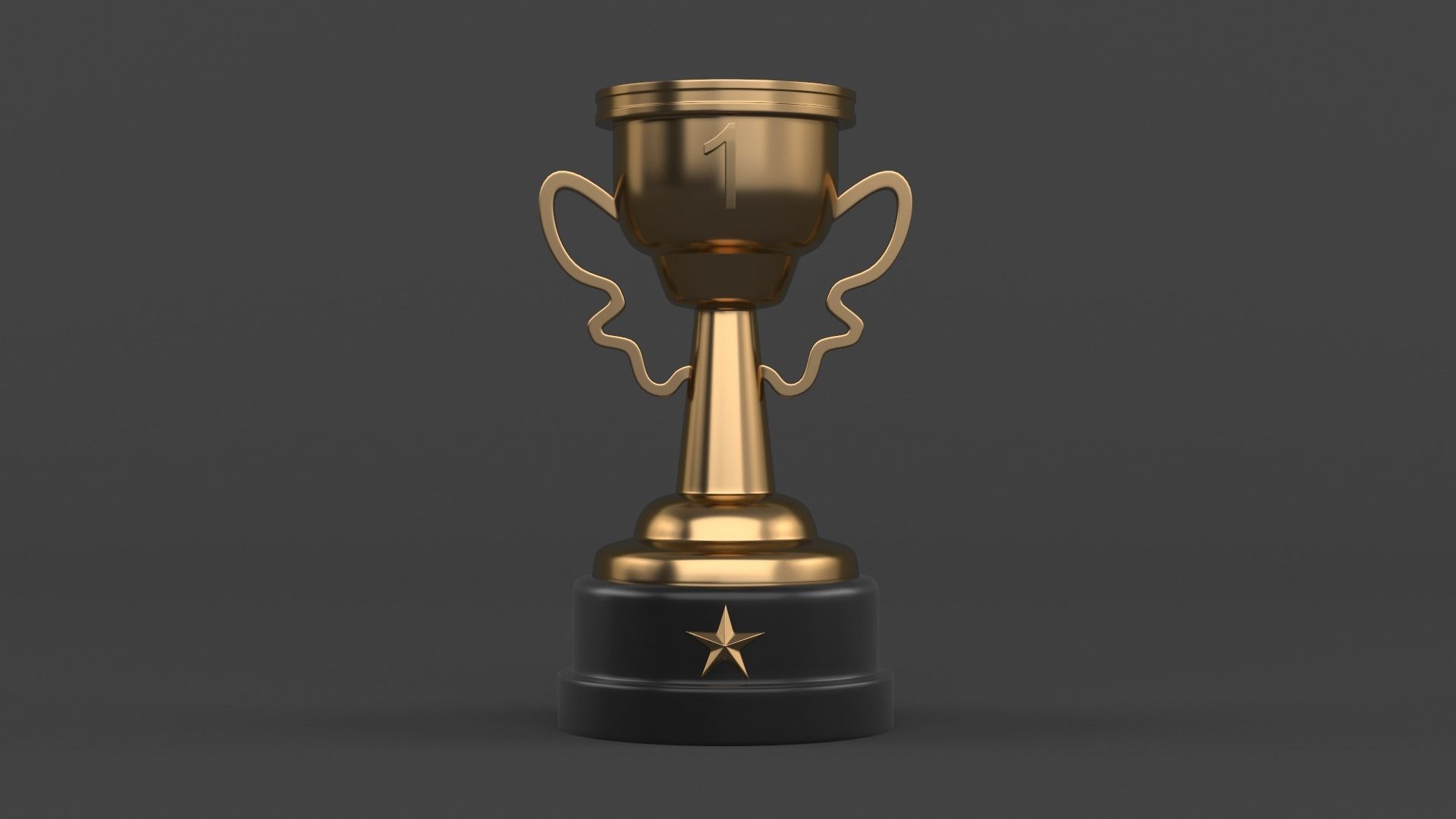 Trophy Cups 3D model_1
