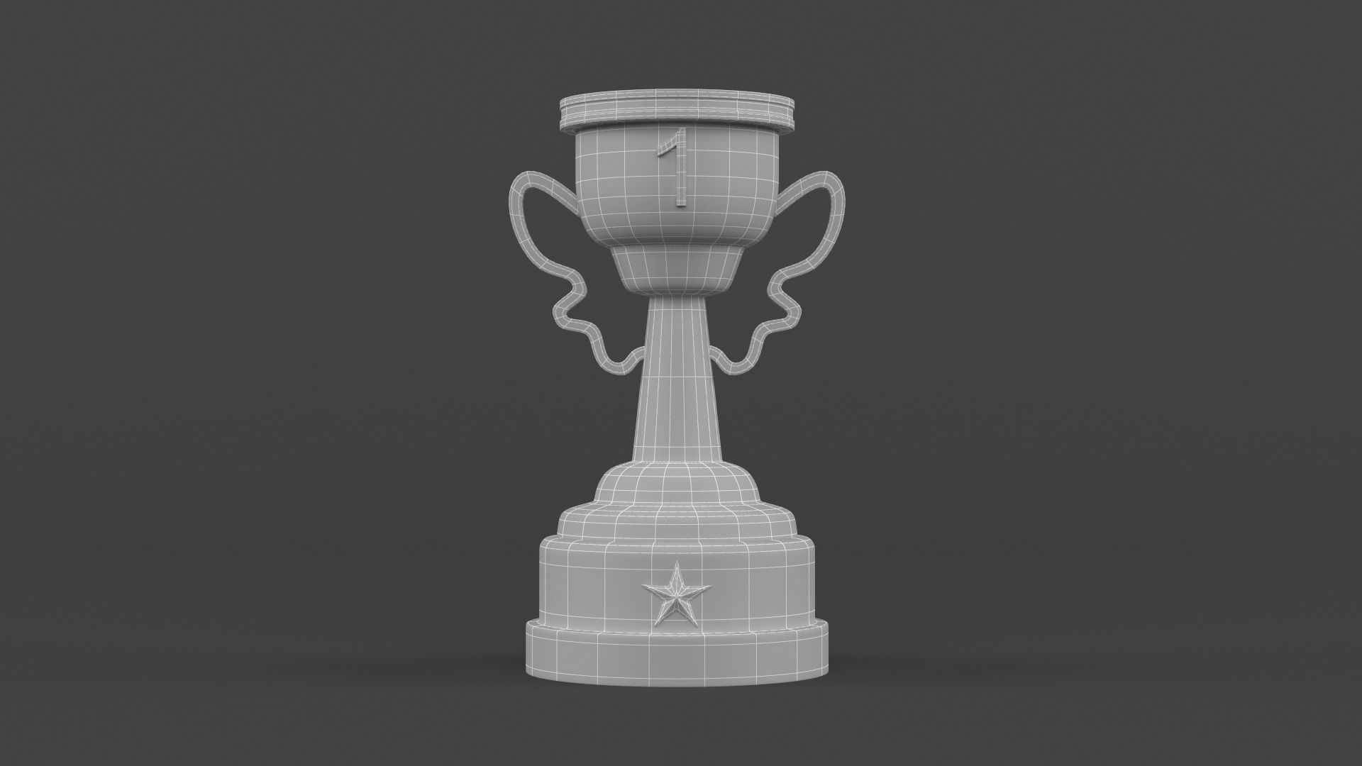 Trophy Cups 3D model_8