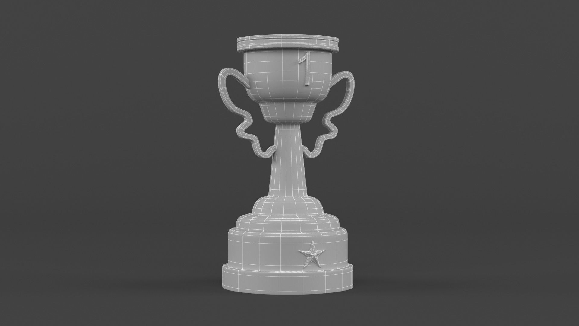 Trophy Cups 3D model_9