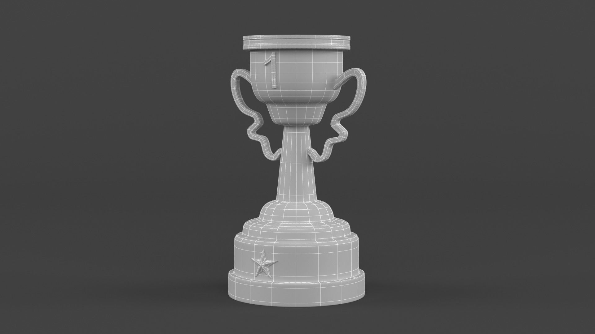 Trophy Cups 3D model_7
