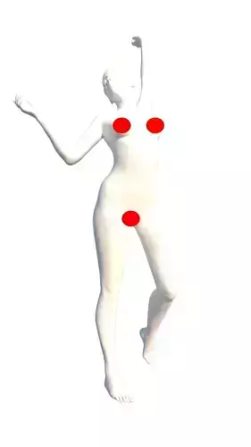 girl relief painting