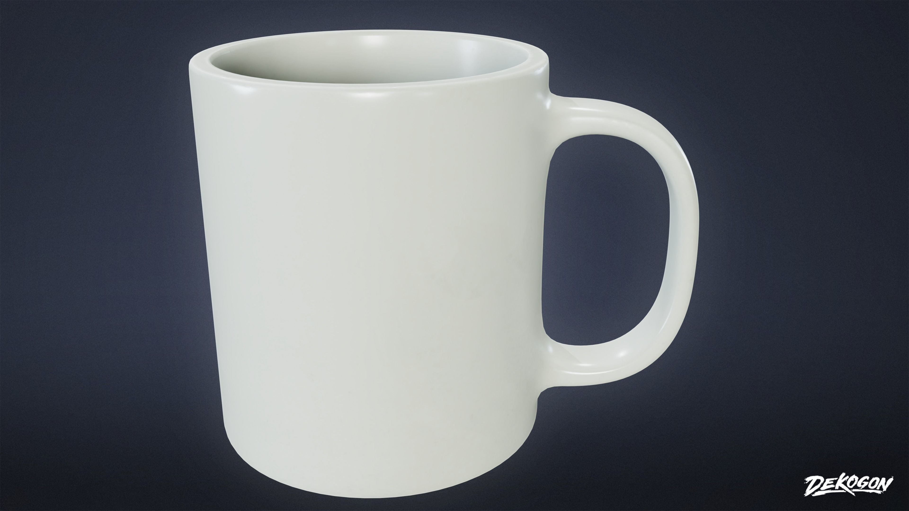 SUBURBS - Desk Set 01 - LOW POLY AND NANITE Low-poly 3D model_2