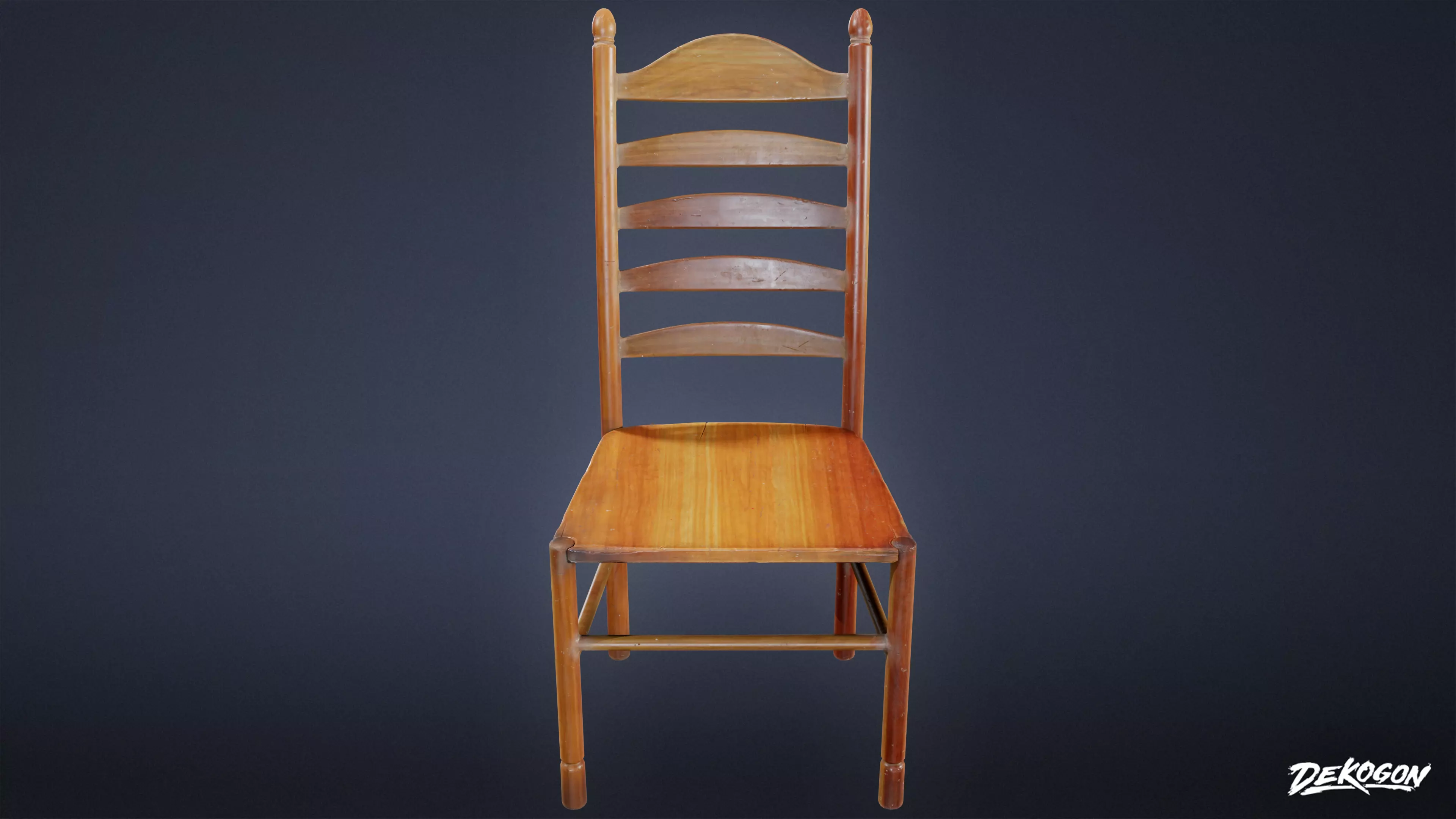 SUBURBS - Dining Set Farmhouse 01 - LOW POLY AND NANITE Low-poly 3D model_0