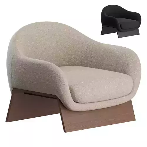 Boolean Armchair by Bonaldo 3D model