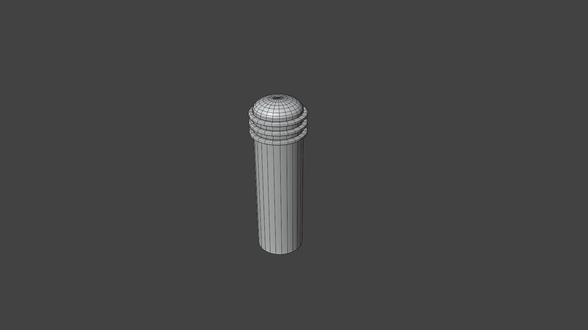 Bollards Pack Low-poly 3D model_31