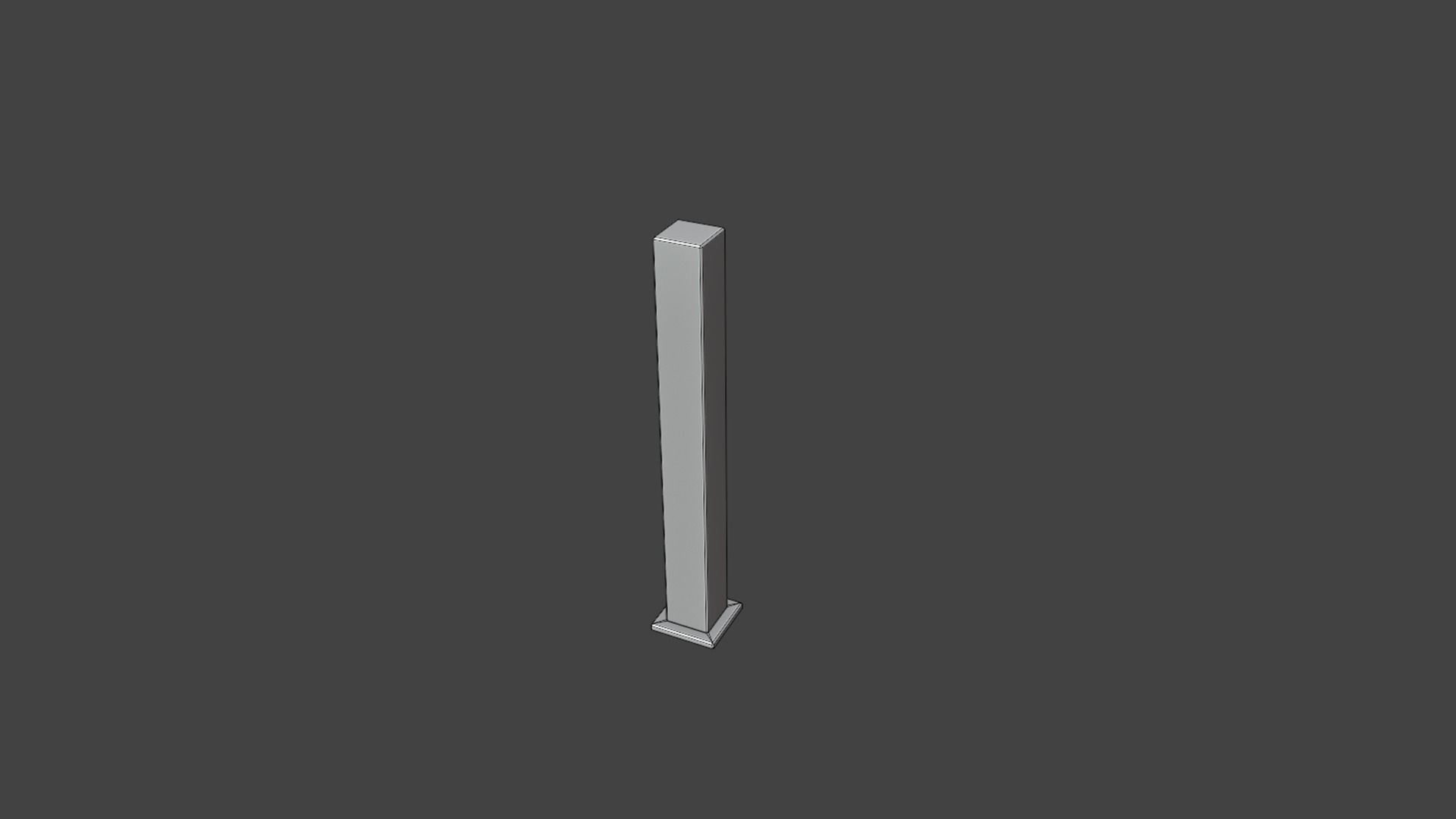Bollards Pack Low-poly 3D model_29