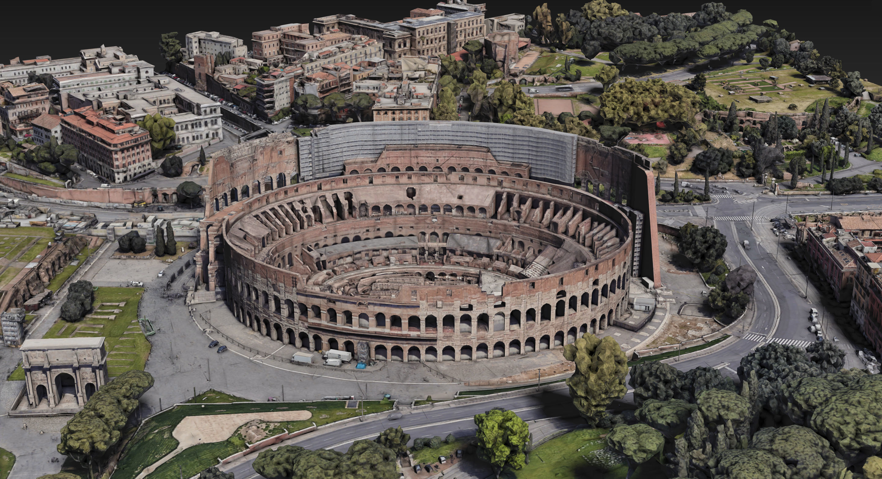 Rome Coliseum 3D Scan 3D model_3