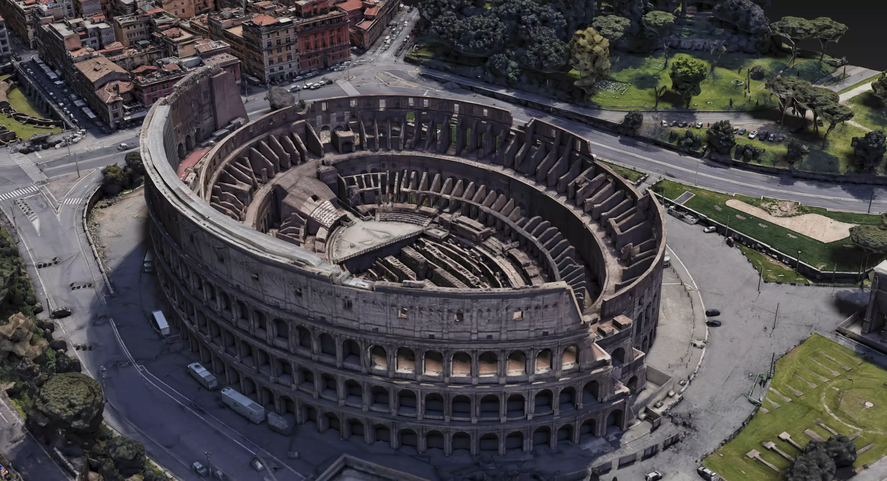 Rome Coliseum 3D Scan 3D model_0