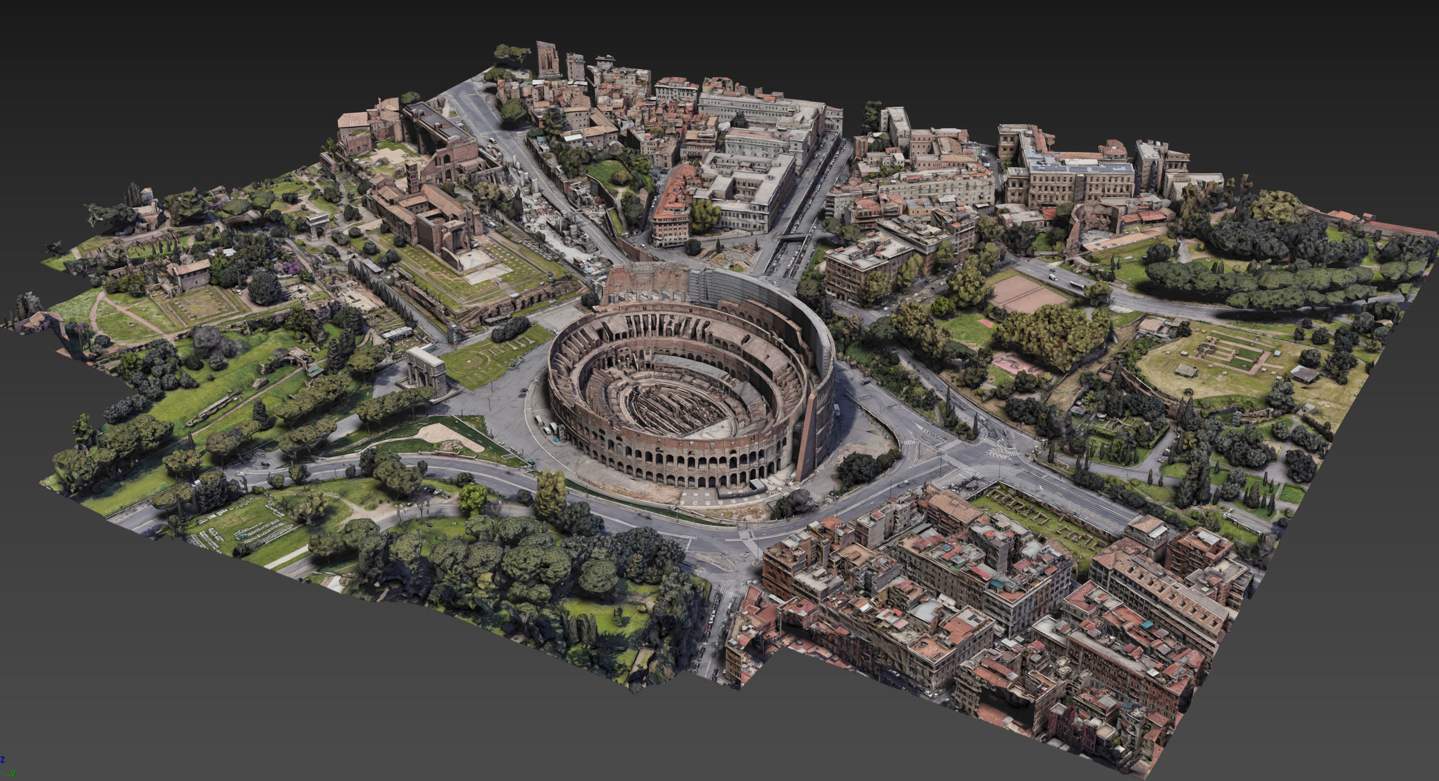 Rome Coliseum 3D Scan 3D model_4