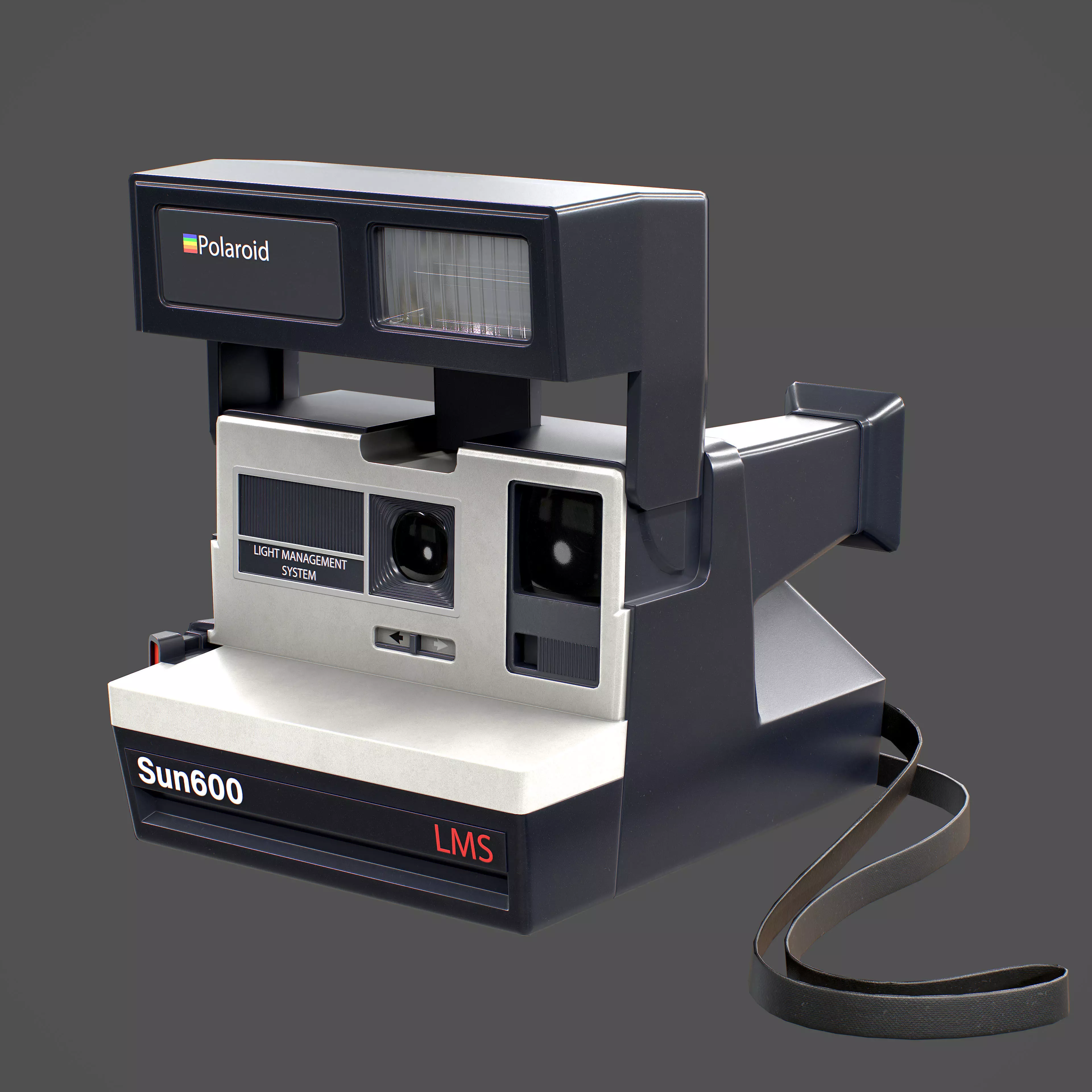 Polaroid Low-poly 3D model