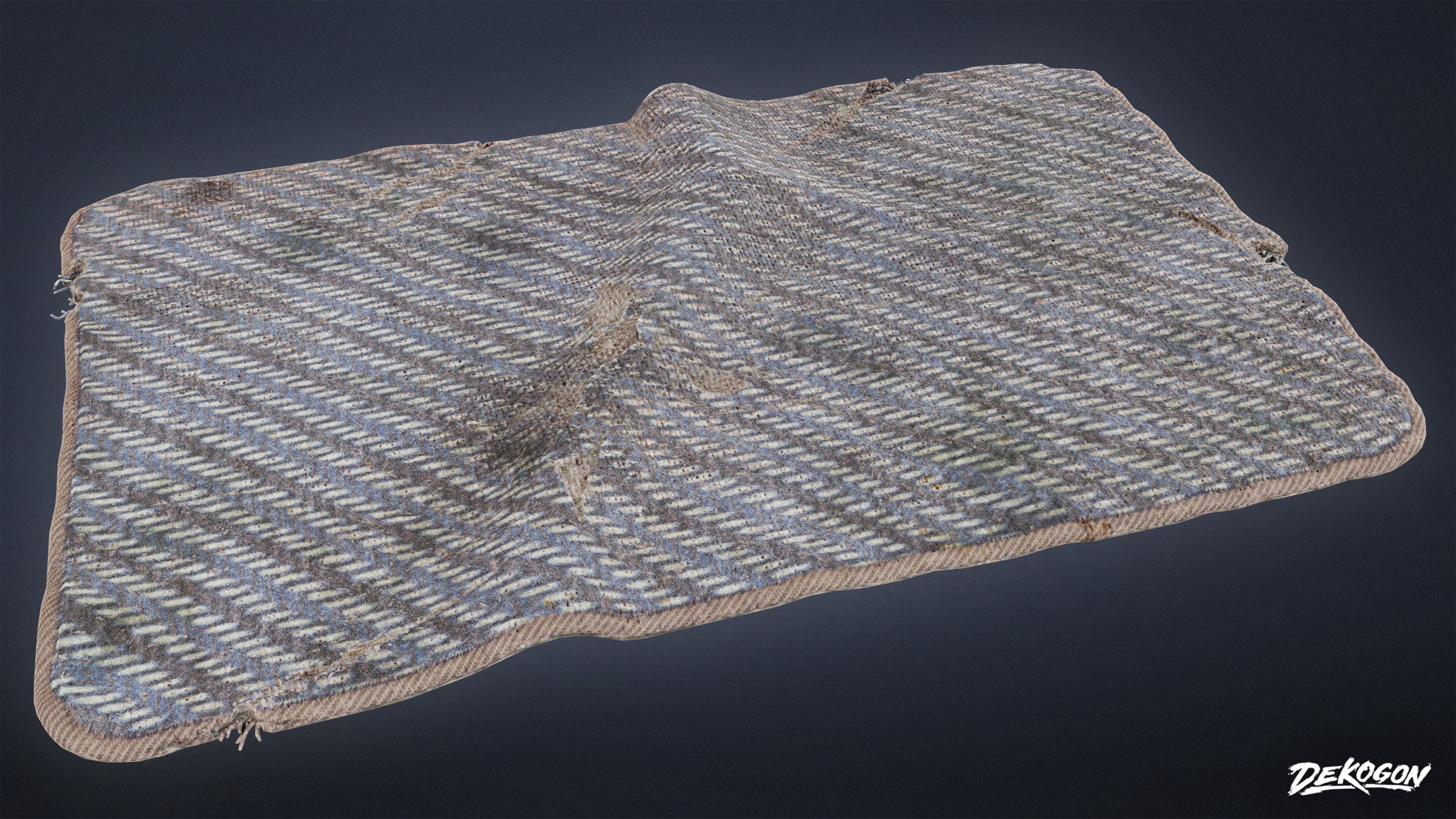 SUBURBS - Doormats 01 - LOW POLY AND NANITE Low-poly 3D model_4