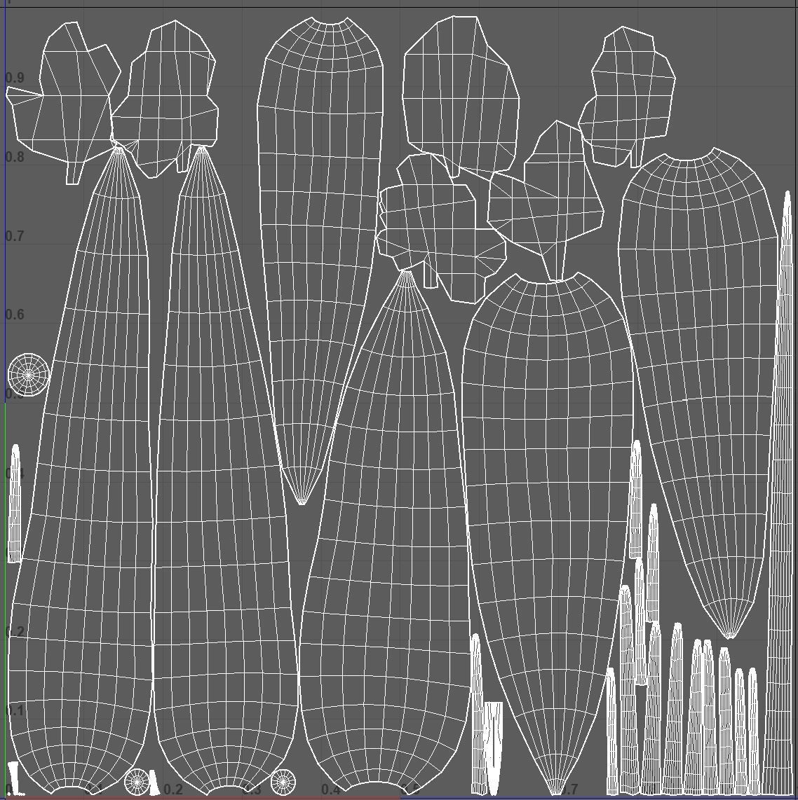 Crops Carrots and Red Onions 3D Model Collection_34