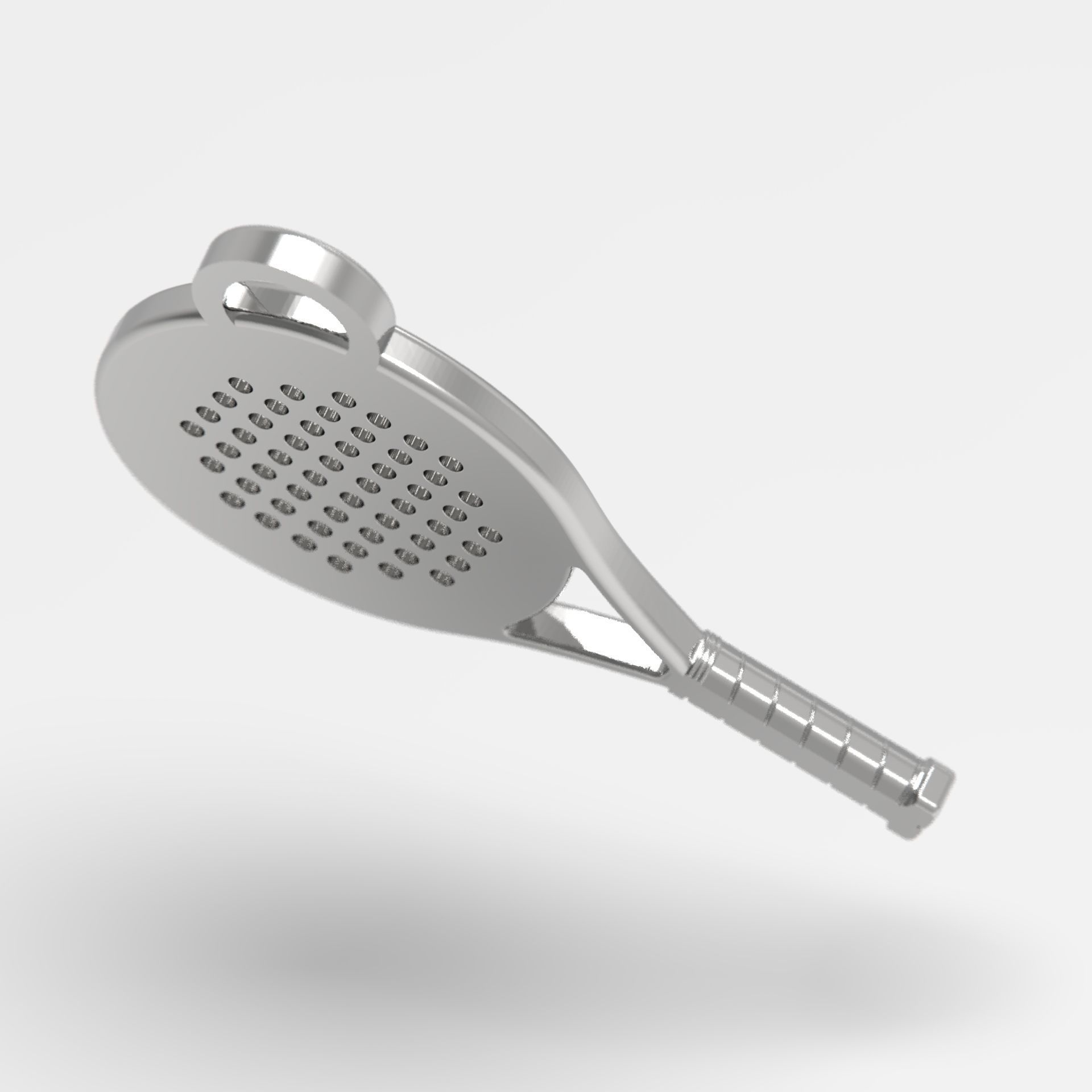 Paddle Tennis Racket Keychain 3D print model_8