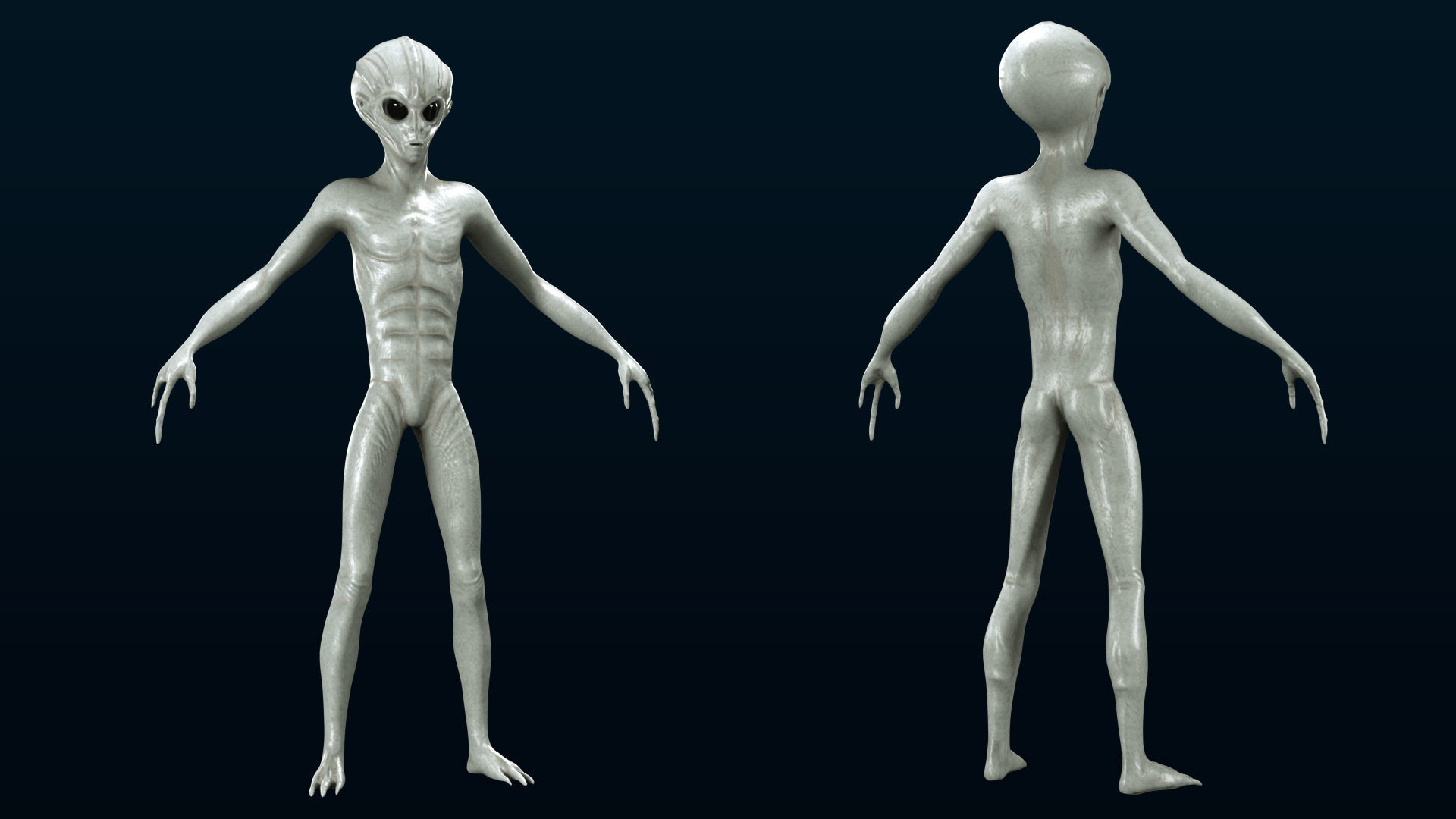Alien Character 3D model_6