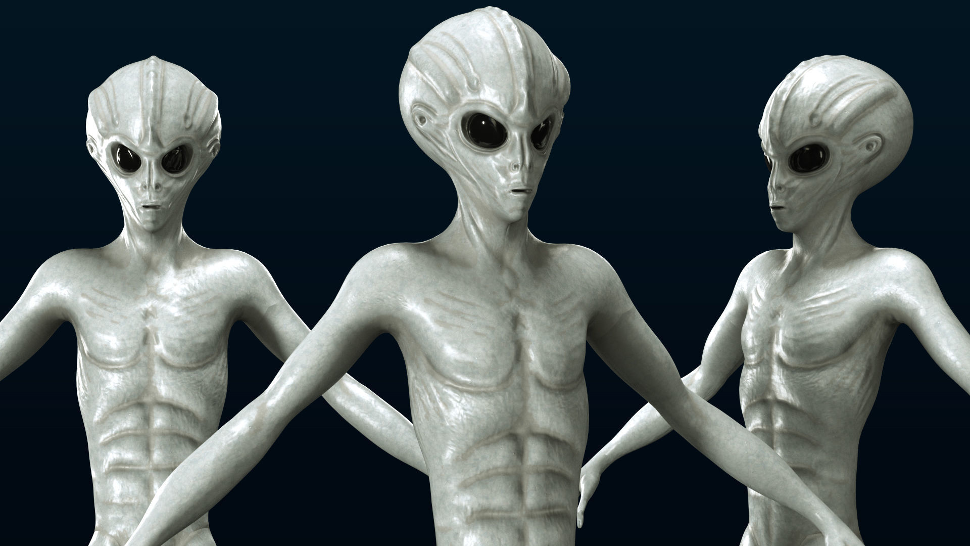 Alien Character 3D model_2