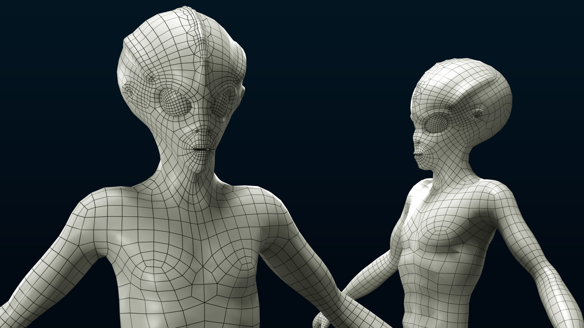 Alien Character 3D model_8
