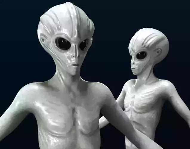 Alien Character 3D model