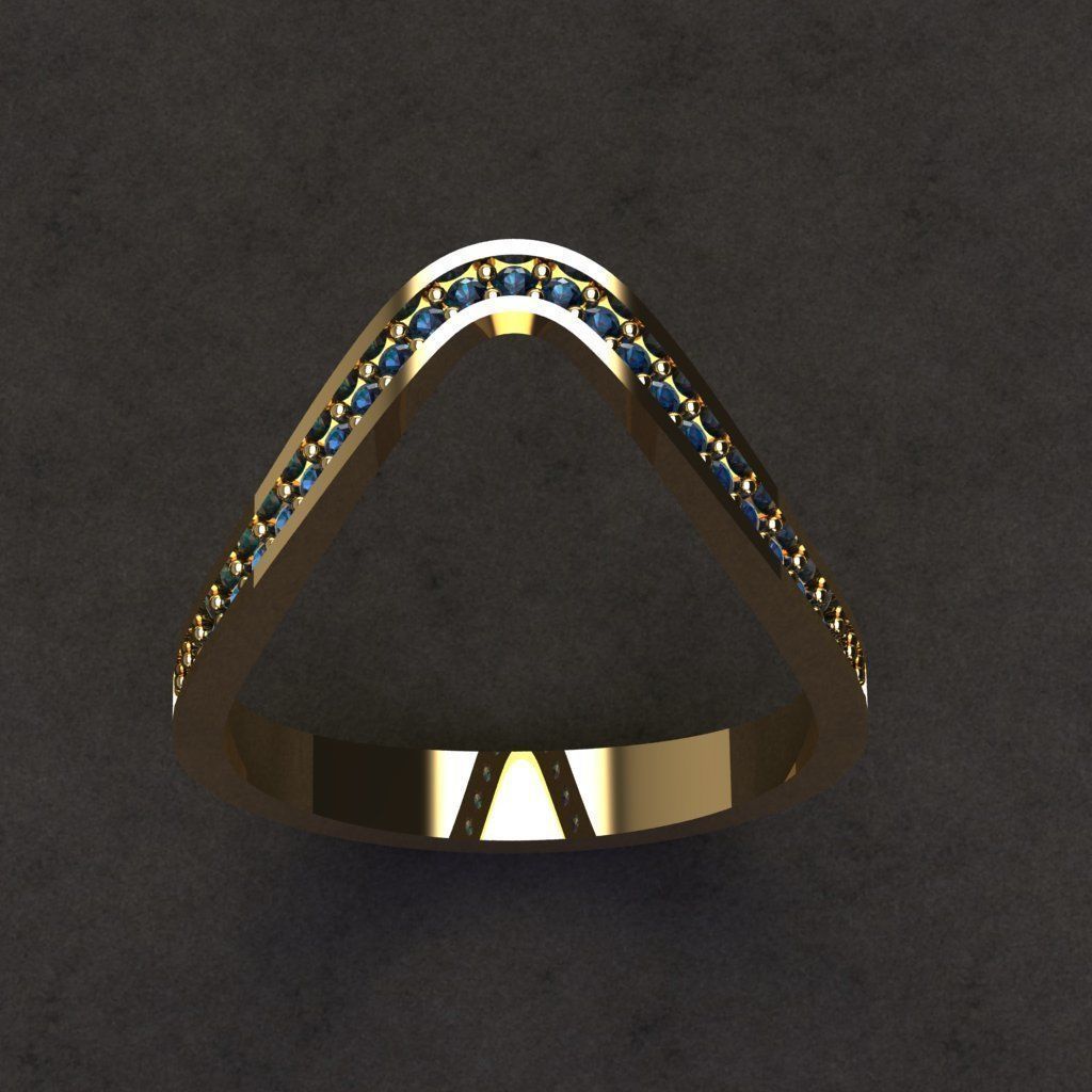 50 adet women ring 3D model_33