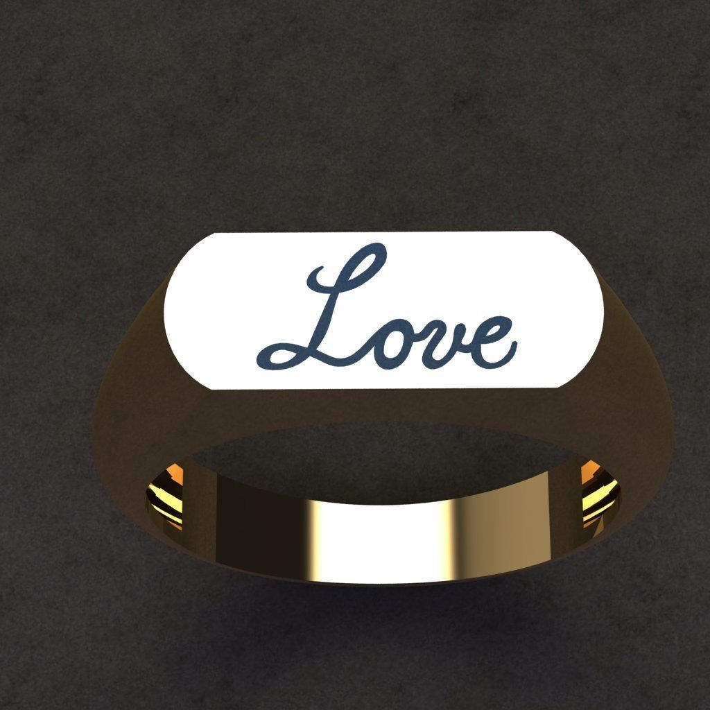 50 adet women ring 3D model_35