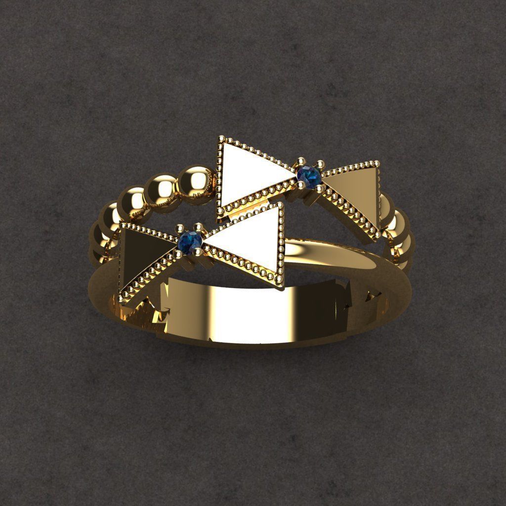 50 adet women ring 3D model_45