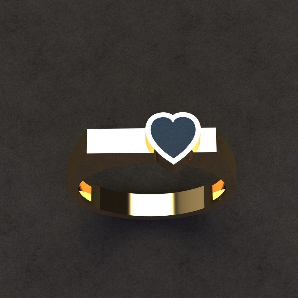 50 adet women ring 3D model_24