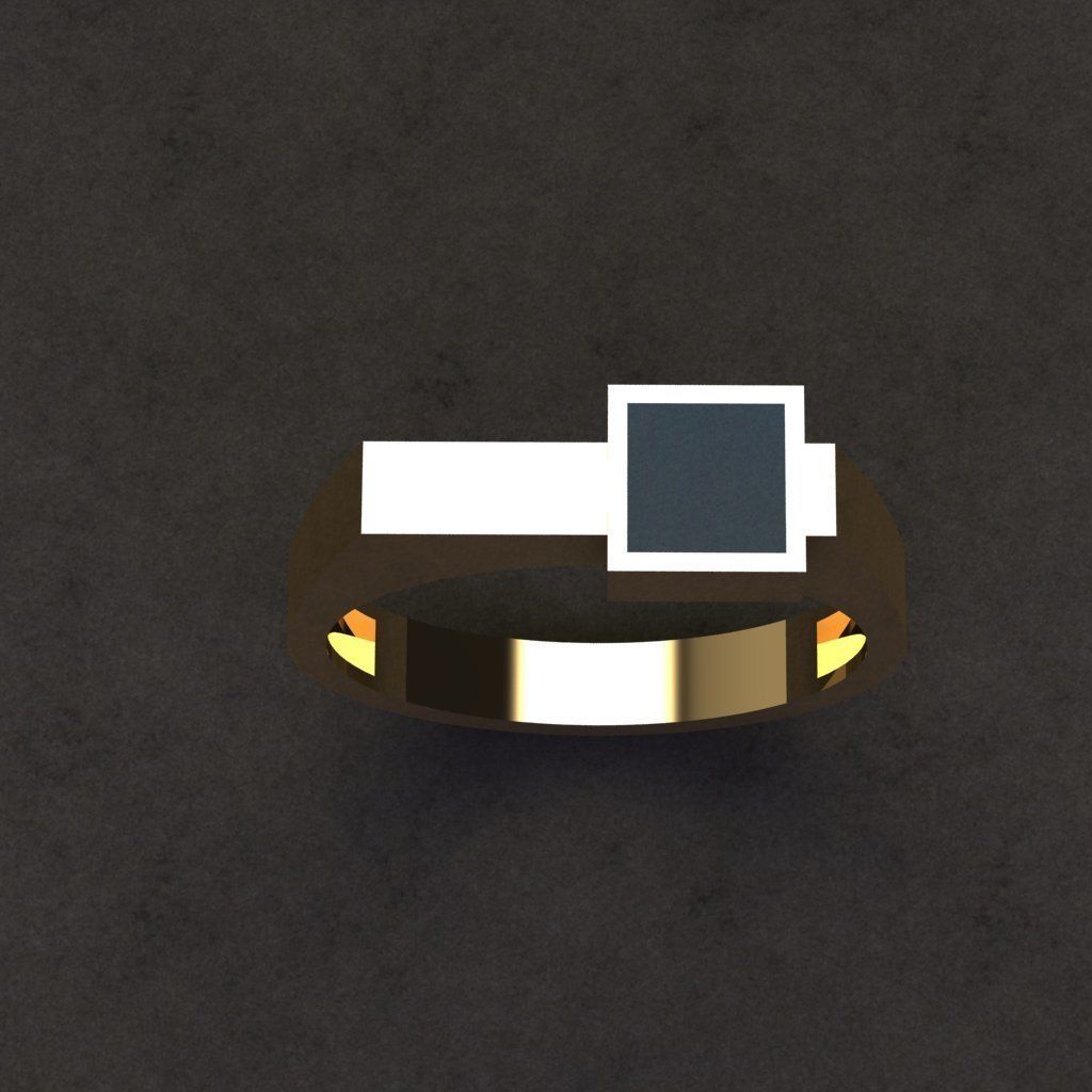 50 adet women ring 3D model_26