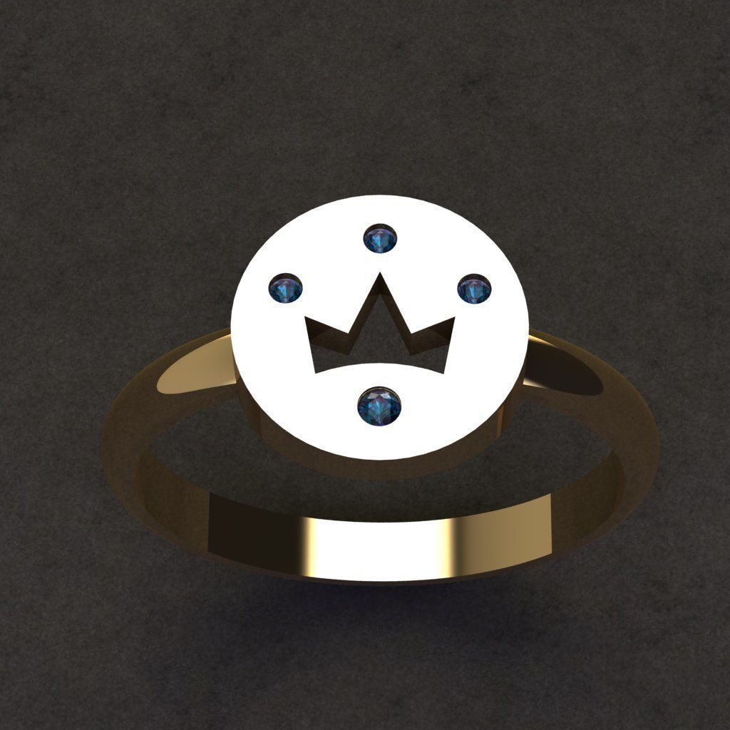 50 adet women ring 3D model_13