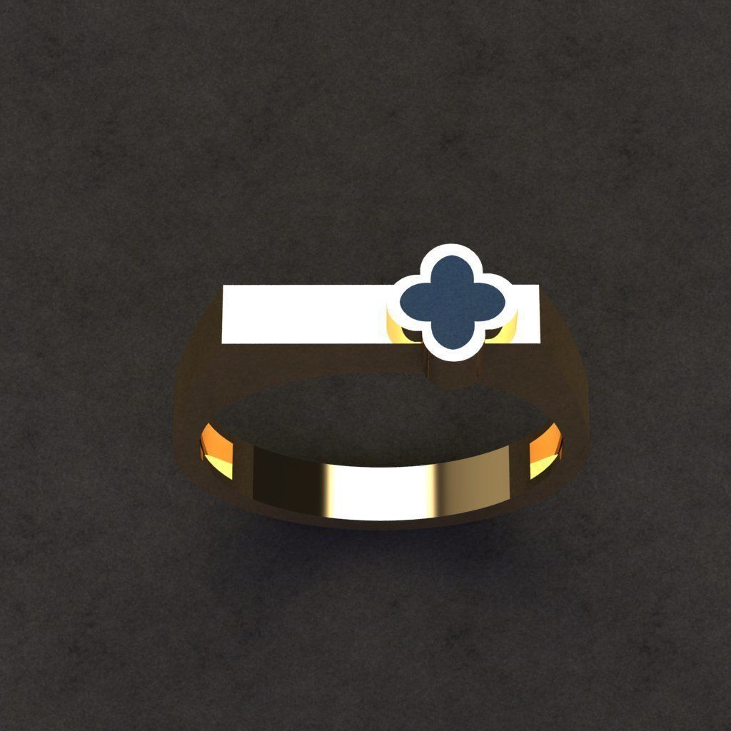 50 adet women ring 3D model_27